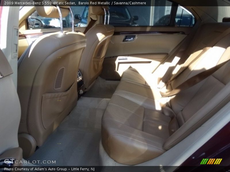 Barolo Red Metallic / Savanna/Cashmere 2009 Mercedes-Benz S 550 4Matic Sedan