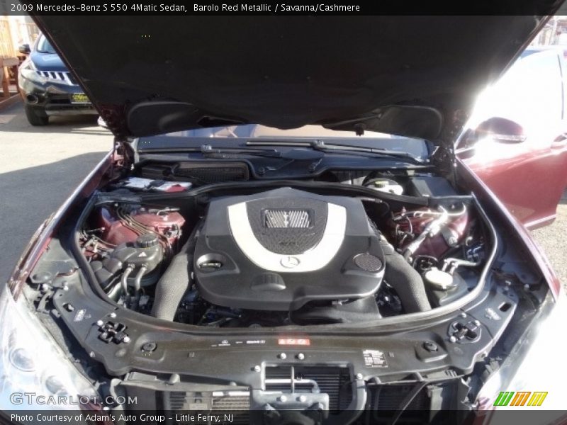 Barolo Red Metallic / Savanna/Cashmere 2009 Mercedes-Benz S 550 4Matic Sedan