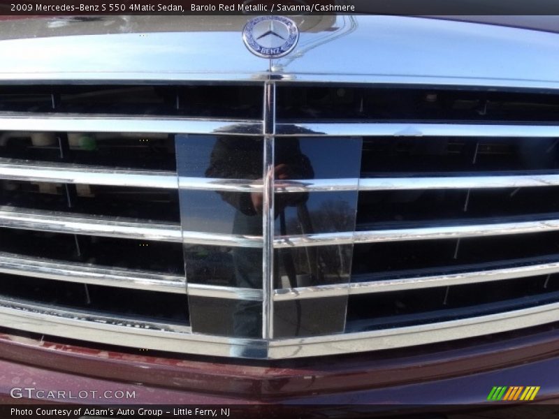 Barolo Red Metallic / Savanna/Cashmere 2009 Mercedes-Benz S 550 4Matic Sedan