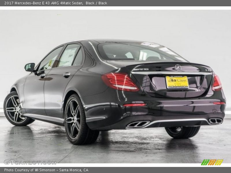 Black / Black 2017 Mercedes-Benz E 43 AMG 4Matic Sedan