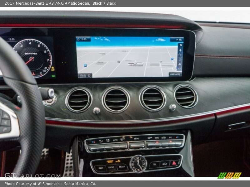 Navigation of 2017 E 43 AMG 4Matic Sedan
