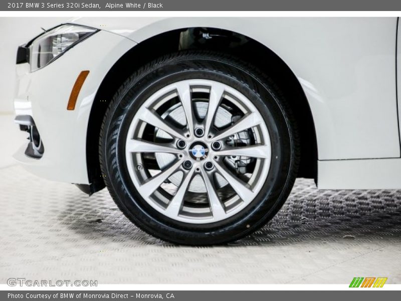 Alpine White / Black 2017 BMW 3 Series 320i Sedan