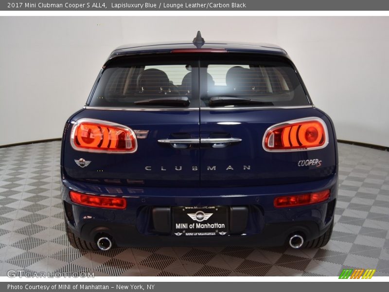 Lapisluxury Blue / Lounge Leather/Carbon Black 2017 Mini Clubman Cooper S ALL4