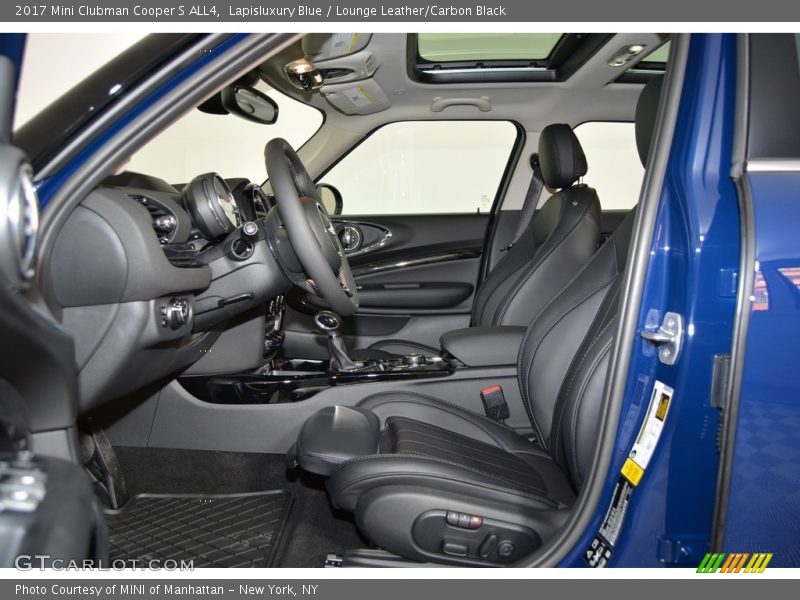 Front Seat of 2017 Clubman Cooper S ALL4