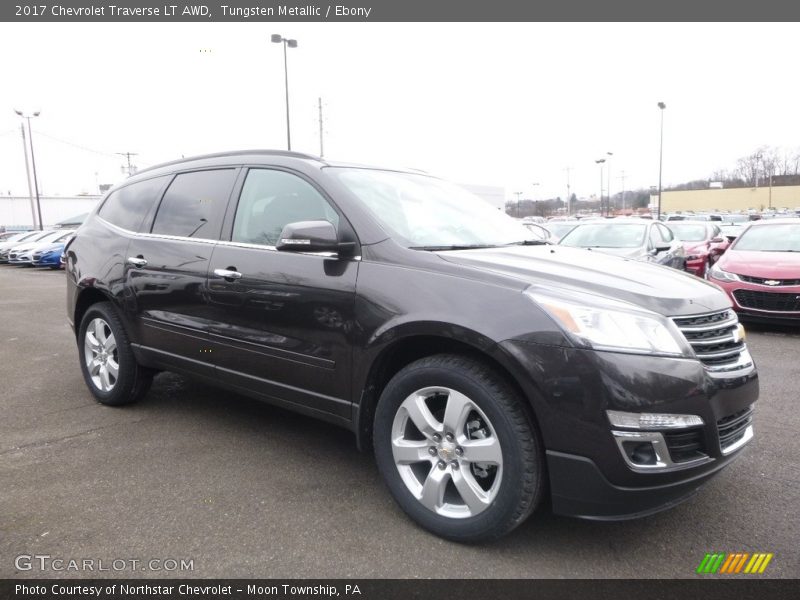 Tungsten Metallic / Ebony 2017 Chevrolet Traverse LT AWD