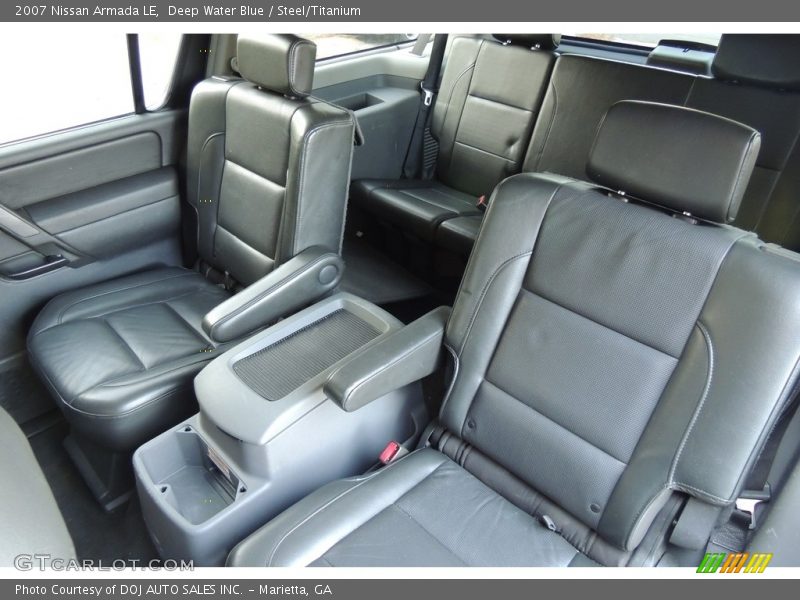 Deep Water Blue / Steel/Titanium 2007 Nissan Armada LE
