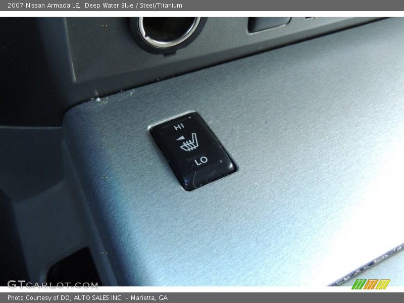 Deep Water Blue / Steel/Titanium 2007 Nissan Armada LE
