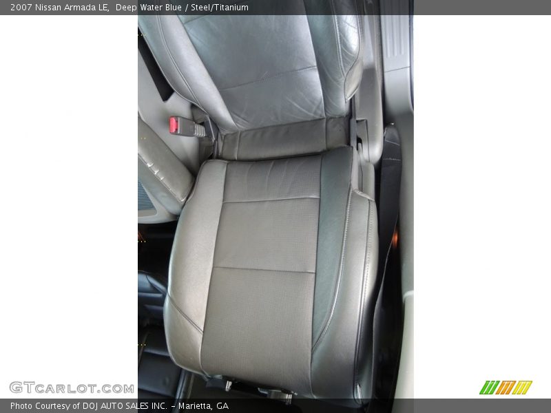 Deep Water Blue / Steel/Titanium 2007 Nissan Armada LE