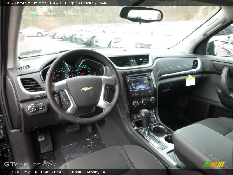 Tungsten Metallic / Ebony 2017 Chevrolet Traverse LT AWD