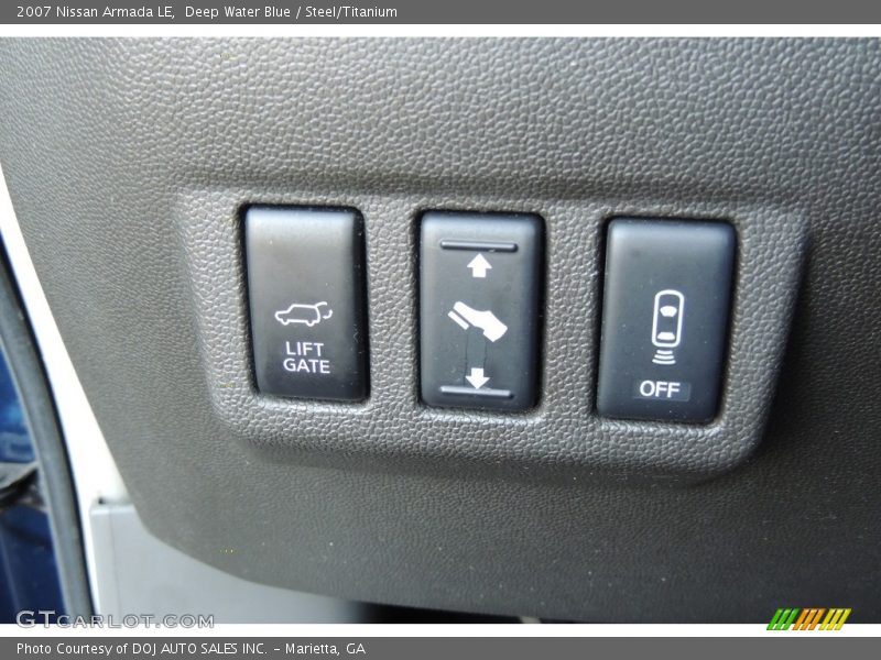 Deep Water Blue / Steel/Titanium 2007 Nissan Armada LE