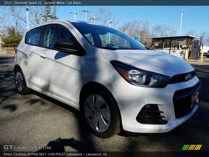 Summit White / Jet Black 2017 Chevrolet Spark LS