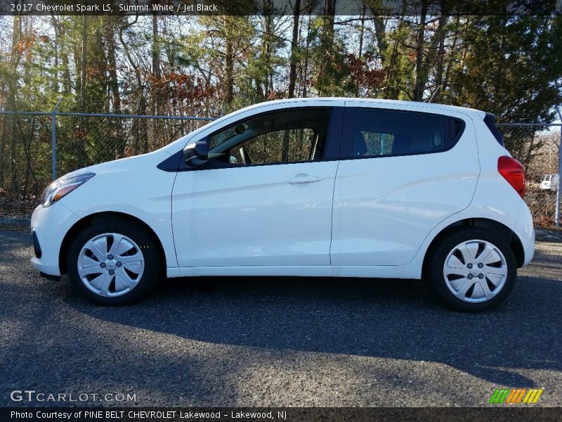 Summit White / Jet Black 2017 Chevrolet Spark LS