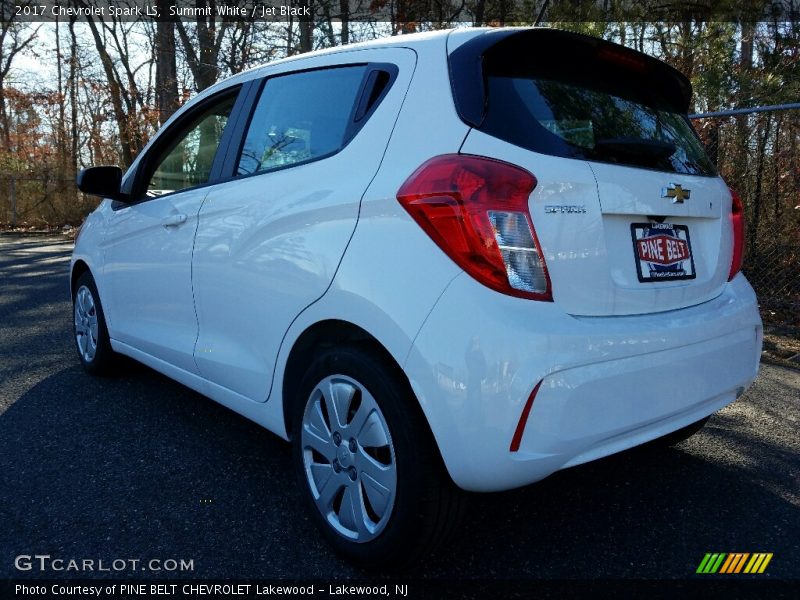 Summit White / Jet Black 2017 Chevrolet Spark LS