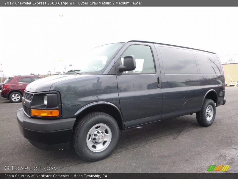 Cyber Gray Metallic / Medium Pewter 2017 Chevrolet Express 2500 Cargo WT