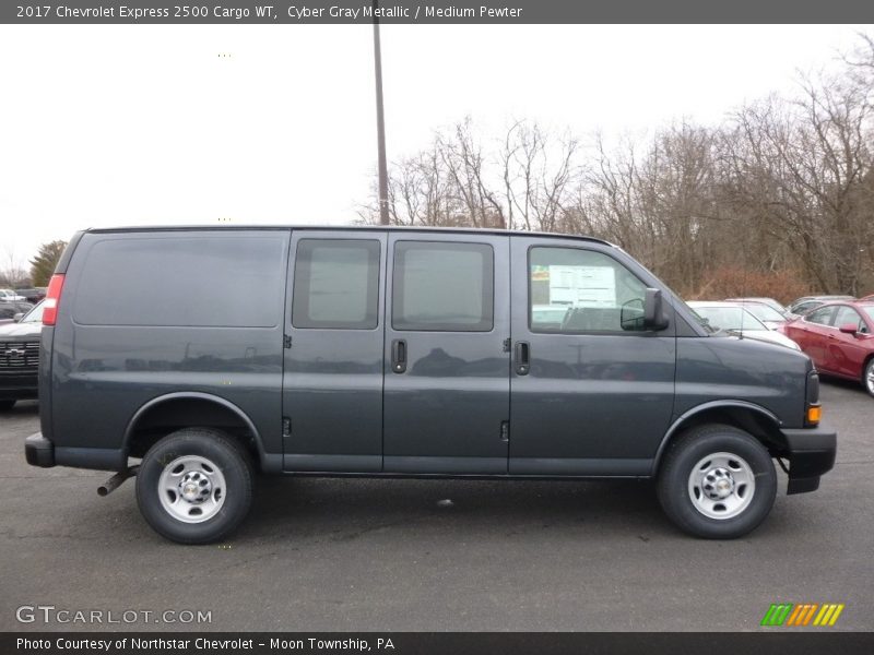 Cyber Gray Metallic / Medium Pewter 2017 Chevrolet Express 2500 Cargo WT