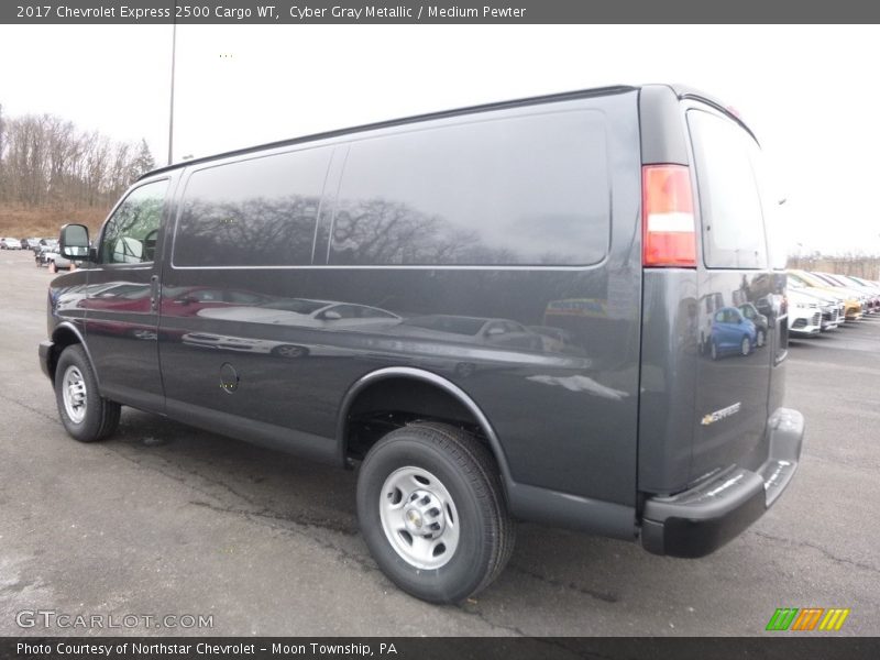 Cyber Gray Metallic / Medium Pewter 2017 Chevrolet Express 2500 Cargo WT