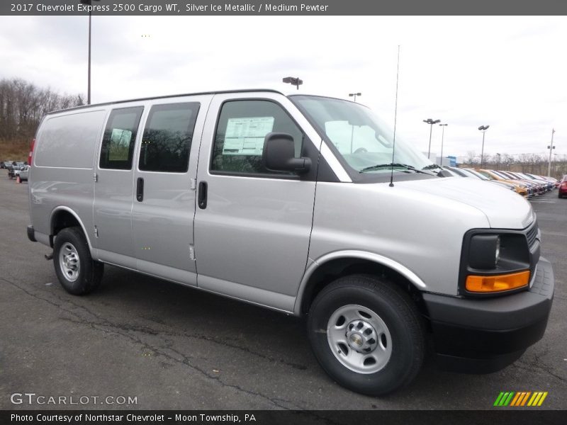 Silver Ice Metallic / Medium Pewter 2017 Chevrolet Express 2500 Cargo WT