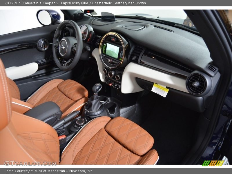  2017 Convertible Cooper S Chesterfield Leather/Malt Brown Interior
