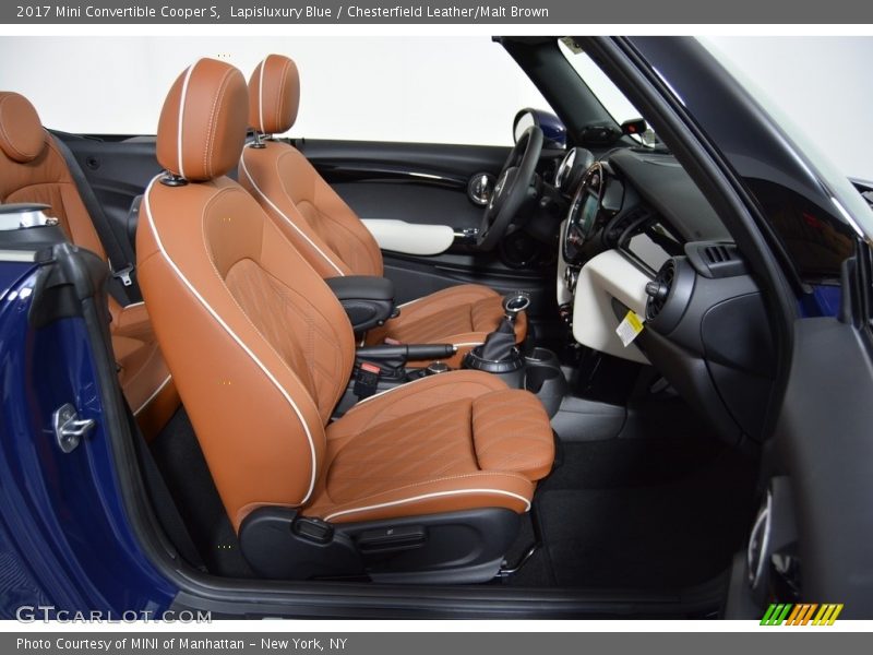 Front Seat of 2017 Convertible Cooper S