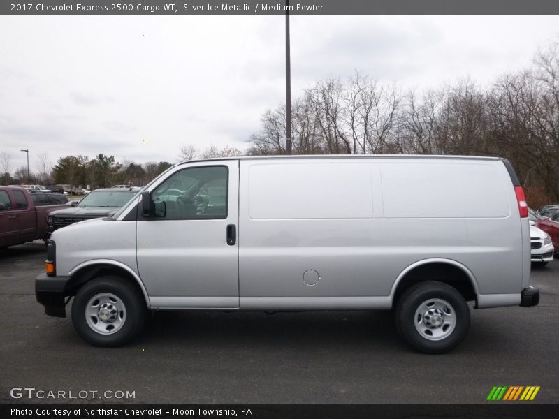 Silver Ice Metallic / Medium Pewter 2017 Chevrolet Express 2500 Cargo WT