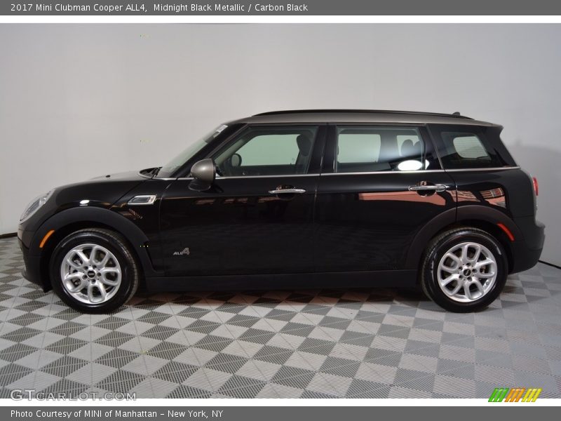 Midnight Black Metallic / Carbon Black 2017 Mini Clubman Cooper ALL4