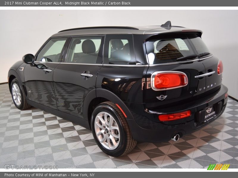 Midnight Black Metallic / Carbon Black 2017 Mini Clubman Cooper ALL4