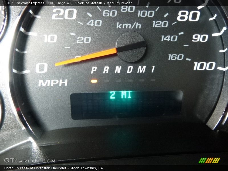 Silver Ice Metallic / Medium Pewter 2017 Chevrolet Express 2500 Cargo WT