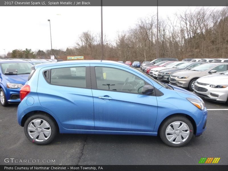 Splash Metallic / Jet Black 2017 Chevrolet Spark LS