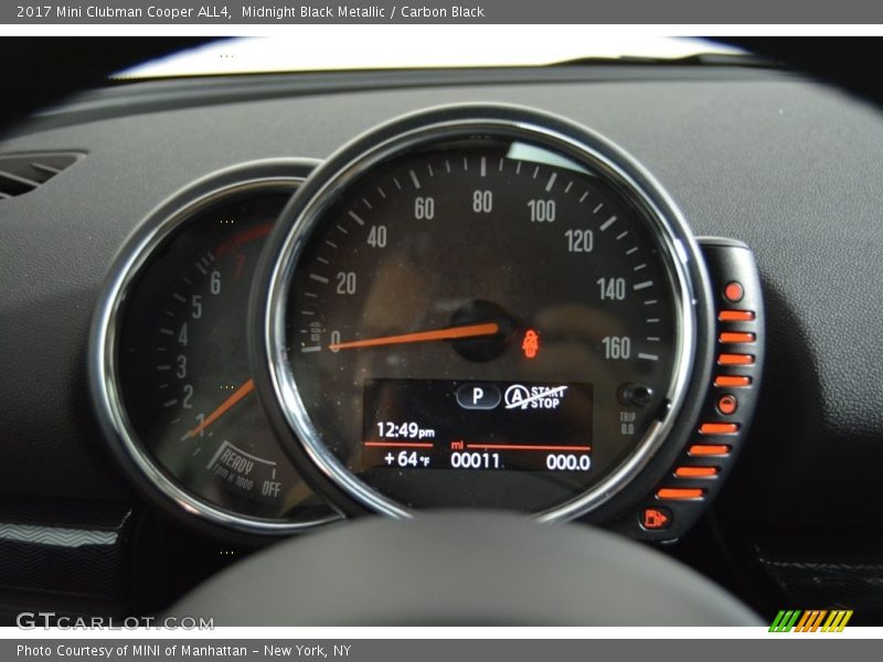 Midnight Black Metallic / Carbon Black 2017 Mini Clubman Cooper ALL4