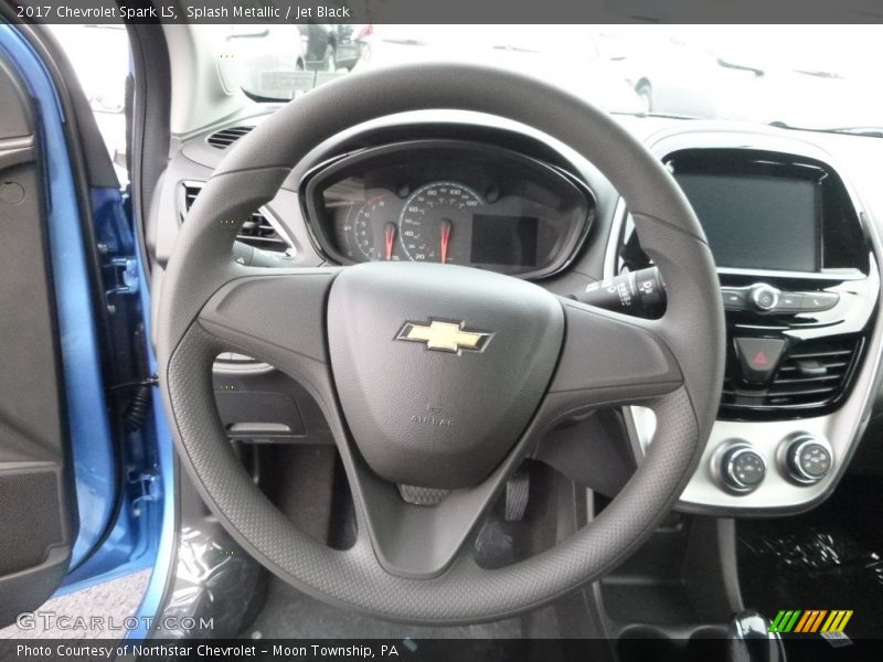 Splash Metallic / Jet Black 2017 Chevrolet Spark LS