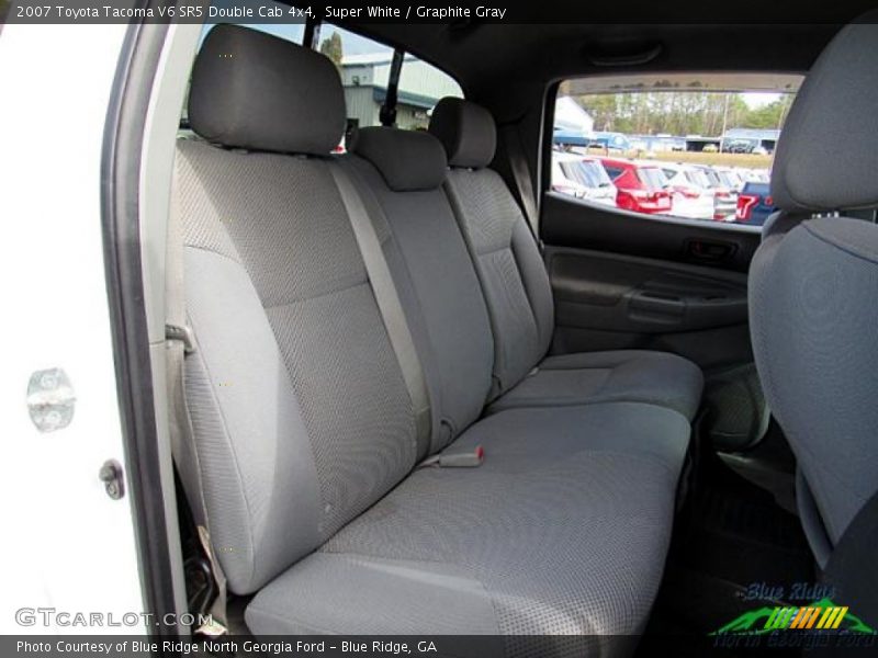 Super White / Graphite Gray 2007 Toyota Tacoma V6 SR5 Double Cab 4x4