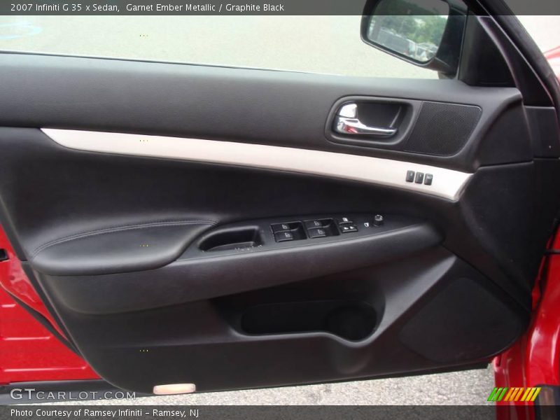 Garnet Ember Metallic / Graphite Black 2007 Infiniti G 35 x Sedan