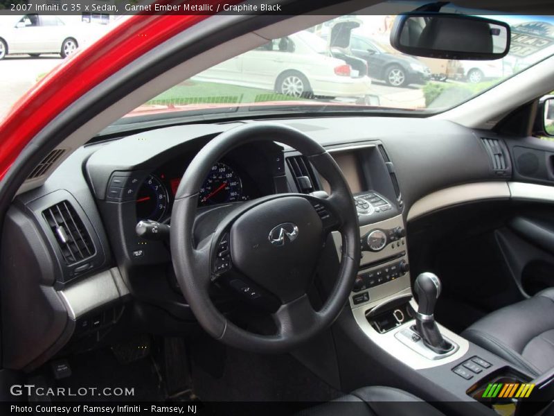 Garnet Ember Metallic / Graphite Black 2007 Infiniti G 35 x Sedan