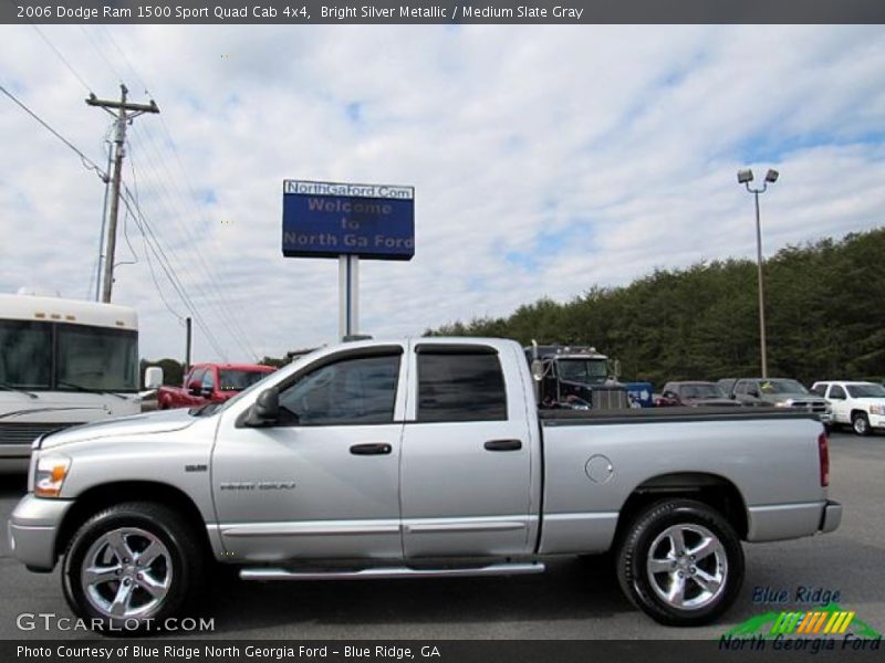 Bright Silver Metallic / Medium Slate Gray 2006 Dodge Ram 1500 Sport Quad Cab 4x4