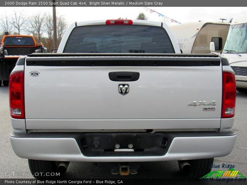 Bright Silver Metallic / Medium Slate Gray 2006 Dodge Ram 1500 Sport Quad Cab 4x4