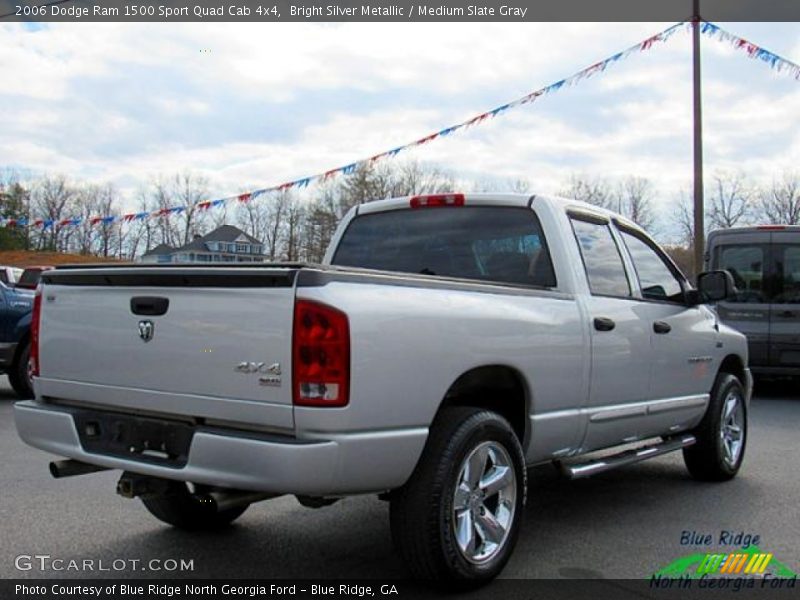 Bright Silver Metallic / Medium Slate Gray 2006 Dodge Ram 1500 Sport Quad Cab 4x4