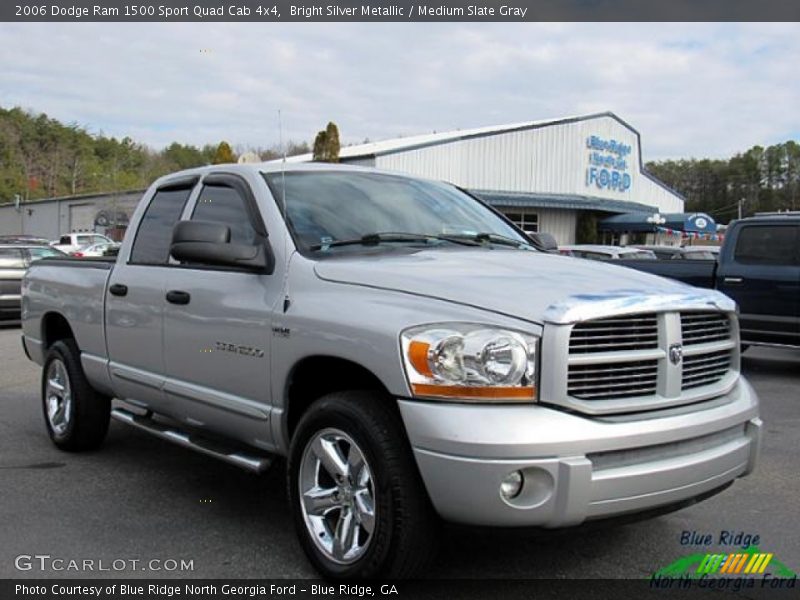 Bright Silver Metallic / Medium Slate Gray 2006 Dodge Ram 1500 Sport Quad Cab 4x4