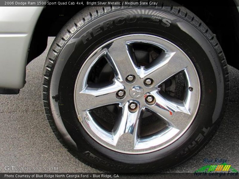 Bright Silver Metallic / Medium Slate Gray 2006 Dodge Ram 1500 Sport Quad Cab 4x4