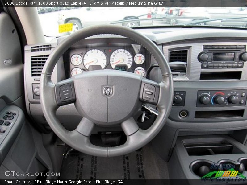 Bright Silver Metallic / Medium Slate Gray 2006 Dodge Ram 1500 Sport Quad Cab 4x4