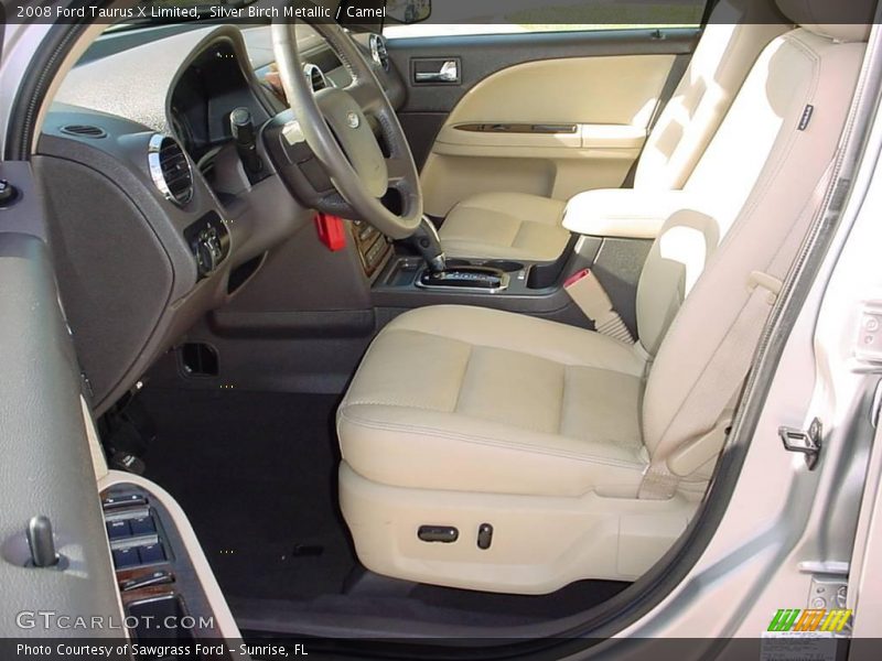 Silver Birch Metallic / Camel 2008 Ford Taurus X Limited
