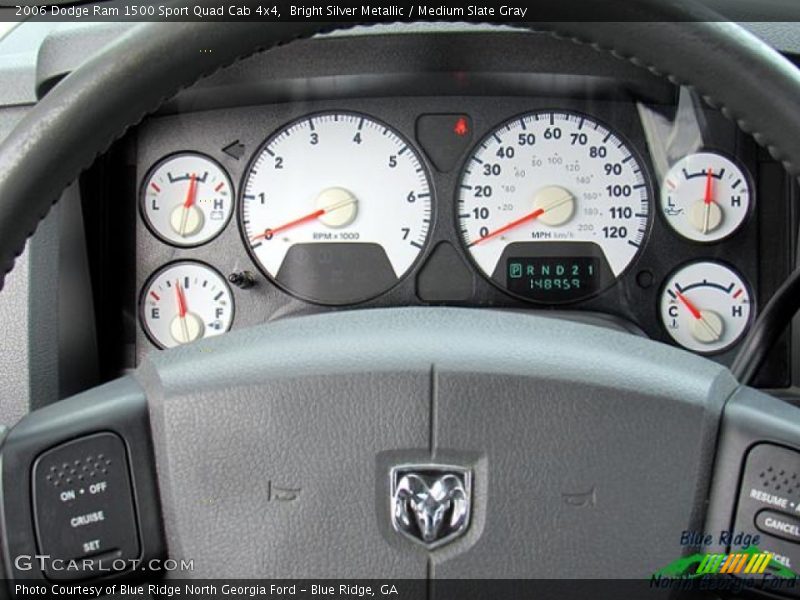 Bright Silver Metallic / Medium Slate Gray 2006 Dodge Ram 1500 Sport Quad Cab 4x4