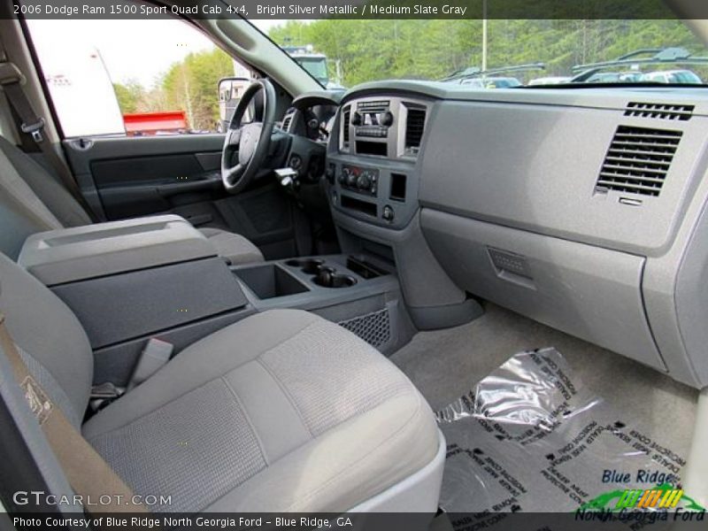 Bright Silver Metallic / Medium Slate Gray 2006 Dodge Ram 1500 Sport Quad Cab 4x4