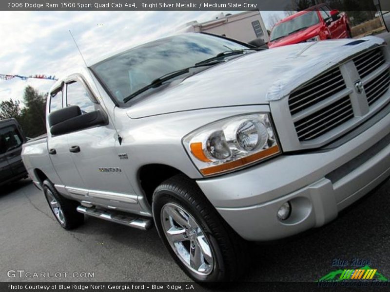 Bright Silver Metallic / Medium Slate Gray 2006 Dodge Ram 1500 Sport Quad Cab 4x4