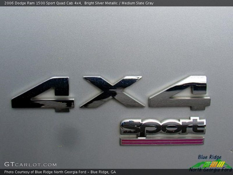 Bright Silver Metallic / Medium Slate Gray 2006 Dodge Ram 1500 Sport Quad Cab 4x4