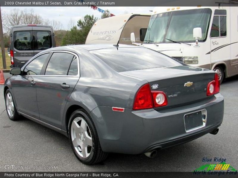 Dark Gray Metallic / Titanium 2009 Chevrolet Malibu LT Sedan