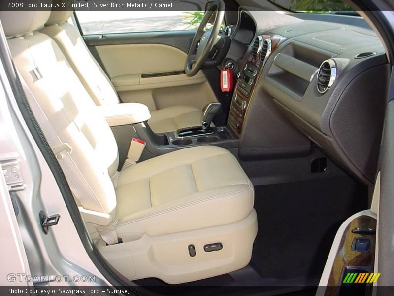 Silver Birch Metallic / Camel 2008 Ford Taurus X Limited