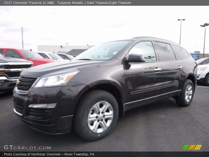 Tungsten Metallic / Dark Titanium/Light Titanium 2017 Chevrolet Traverse LS AWD