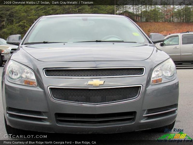 Dark Gray Metallic / Titanium 2009 Chevrolet Malibu LT Sedan