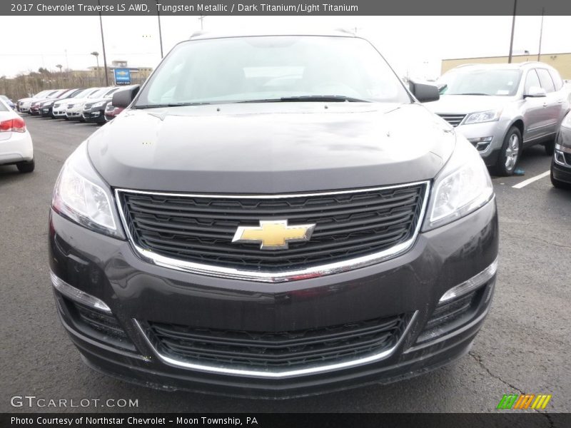 Tungsten Metallic / Dark Titanium/Light Titanium 2017 Chevrolet Traverse LS AWD