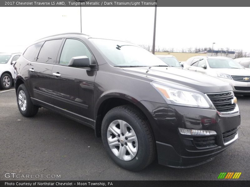 Tungsten Metallic / Dark Titanium/Light Titanium 2017 Chevrolet Traverse LS AWD